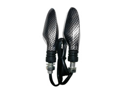 MYK Universal LED Turn Signal with Carbon Fiber Finish (#9711) AMBER LED