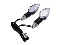 MYK Universal LED Turn Signal Black (#11220) AMBER LED