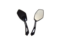MMG Universal Mirror Set, 8mm RH/RH Thread - BLACK