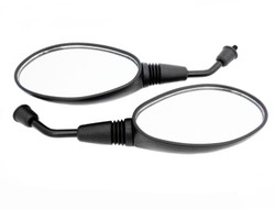Mirror Set Black 8mm RH/LH Thread - Universal Fit