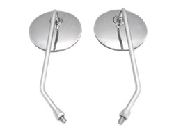 Universal Mirror Set, 8 mm RH/RH Thread - CHROME