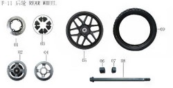 Lifan Kpm 200 Rear Axle M14×1.5×275(Image #08)