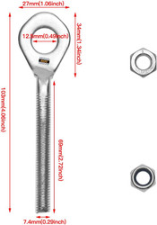 Chain Axle Adjuster Adjusters for 50cc 70cc 90cc 110cc 125cc 250cc Buyang TaoTao Kazuma Chinese Coolster Kazuma Peace ATV 4 wheeler Quad Dirt Bike