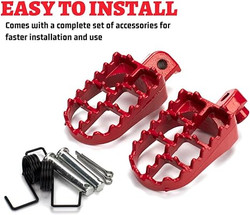 Dirt Bike Footrest,Aluminium Footpegs Pedals,for XR50R PW50 CRF70 TW200 KLX110 CRF50 50cc 70cc 90cc 110cc 125cc TaoTao Motorcycle Part