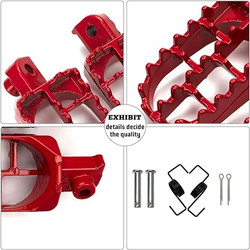 Dirt Bike Footrest,Aluminium Footpegs Pedals,for XR50R PW50 CRF70 TW200 KLX110 CRF50 50cc 70cc 90cc 110cc 125cc TaoTao Motorcycle Part