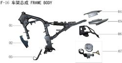 Lifan Kpm 200 Frame Welding Assembly (Image #01)