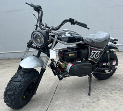 TrailMaster Mini Bike Hurricane 200 Pro Electric start and pull start backup Powerful 196cc OHV engine
