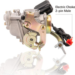 50CC Carburetor 4 Stroke GY6 High Performance 139QMB Carburetor for 49cc 50cc Scooter Moped PD18J Carb Engine, 50 cc Carburetor, 50cc Moped Carburetor + Intake Manifold