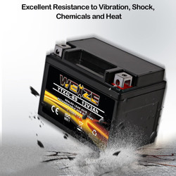 YTX4L-BS High Performance-Rechargeable-Sealed Motorcycle Battery Compatible With Polaris Scrambler, Sportsman 90, Honda Scooters NQ50 Spree,Kawasaki 110 Can-Am DS70,Yamaha TTR125E/LE
