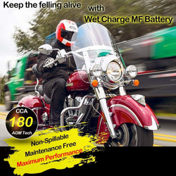 YTX12-BS Motorcycle Battery High Performance - Maintenance Free - Sealed YTX12 BS AGM Rechargeable ATV Batteries compatible with Honda Kawasaki Suzuki