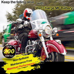 YTX14 BS ATV Battery High Performance - Maintenance Free - Sealed AGM YTX14-BS Motorcycle Battery compatible with Honda Suzuki Kawasaki Yamaha scooter