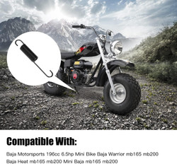 Mini Bike Kickstand Spring for Monster Moto MM-B80 105 Baja Warrior Trailmaster MB200 Doodle Bug DB30 Coleman CT100U Motovox Mbx10 Mbx11 196cc 212cc 97cc 100cc 6.5hp 3.0hp Motorsports Parts