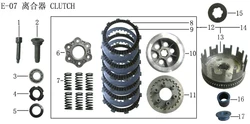 Lifan KP200 Clutch Fastening Washer(Image #05)