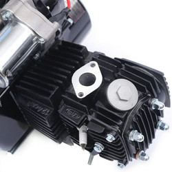 125cc 4 Stroke Engine Motor Replacement Kit, Electric Start Engine Motor, Air Cooled Semi Auto Transmission W/Reverse Engine for 125cc All Sizes of Karts and ATV