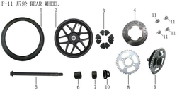 Lifan KP200 Rear Brake Disc (Image #04)