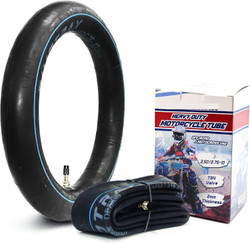 2.50/2.75-10 (80/90-10) 10" Heavy Duty Mini Dirt Bike Inner Tube - 2 mm Reinforced Thickness - TR4 Valve Stem Straight