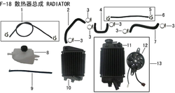 Lifan KP200 Thermostat small water pipe (Image #06)