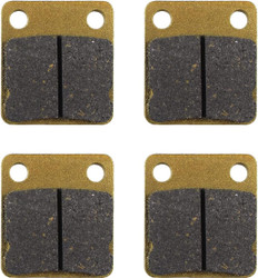 Rear Disc Brake Shoes Pads Chinese ATV Brake Pads fit ATV Quad Dirt Pit Bike Go Kart Buggy 50cc 70cc 110cc, 4Pcs,Golden