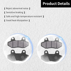 Disc Brake Pads Compatible with Yerf-Dog Spider Box 150cc GX150 go kart Gy6 49cc 50cc 125cc 150cc 200cc 250cc, Roketa TaoTao Baja Sun Scooter Parts,150cc 200cc 250cc ATV Dirt Bike Pit Bike