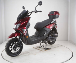 Vitacci Fighter Pro 50cc Scooter, 4-Stroke, Air-Cooled, CVT Automatic (GY6)