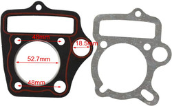 52.7mm Cylinder Gasket Replacement for 70cc 90cc Roketa Kazuma Horizontal Engine ATV Dirt Bike Go Kart
