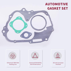 Gasket Set Compatible with Chinese Honda Engine 110cc 125cc Taotao ATV Dirt Bike Go Kart Quad 4 Wheeler Dune Buggy Coleman Coolster SSR Apollo 1P54FMI