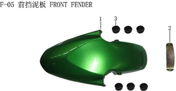 Lifan Kpr200 Front fender bracket assembly(Image #02)