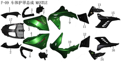 Lifan Kpr200 Fuel Tank Right Decorative Cover Ⅱ(Image #05)