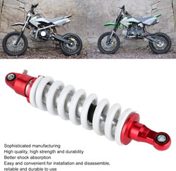 Shock Damper, 330mm Universal Rear Shock Absorber 13in Heavy Duty Steel Adjustable Spring Damper Damping for Pit Quad Mini Dirt Bike ATV Mountain Bike