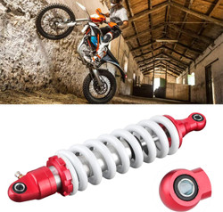 Shock Damper, 330mm Universal Rear Shock Absorber 13in Heavy Duty Steel Adjustable Spring Damper Damping for Pit Quad Mini Dirt Bike ATV Mountain Bike