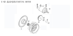 Lifan Kp Mini Starter clutch needle roller bearing(Image #02)