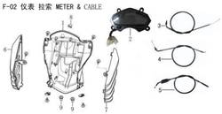 Lifan Kp Mini clutch cable(Image #05)