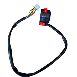 ATV Kill Headlight Start Left Handlebar Switch for 125cc 110cc ATVs (9 Wires, 2 Plugs)