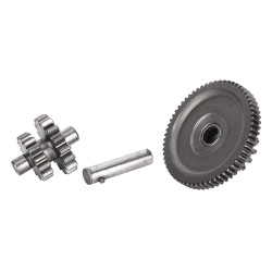 Starter Gear, 17T Engine Starter Reduction Gear Kit Fit for Motorcycle 150CC 200CC 250CC CG125 CG200 CG250