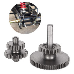 Starter Gear, 17T Engine Starter Reduction Gear Kit Fit for Motorcycle 150CC 200CC 250CC CG125 CG200 CG250