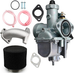 VM22 26mm Carburetor/Inlet Pipe Manifold/Air Filter for Apollo Lifan YX Zongshen 110cc 125cc 140cc XR50 CRF70 Pipe Pit Dirt Bike Motorcycle Parts