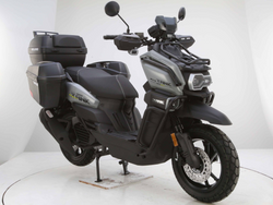 New Army-Style Tank 200 EFI Deluxe Scooter – Bigger Tires & Bluetooth - Fully Assembled and Tested