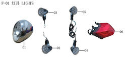 Lifan Lf250-D Headlight Assembly(Image #01)