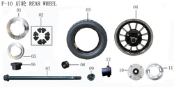 Lifan Lf250-D Rear Hub Assembly(Image #04)