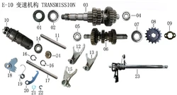 Lifan Lycan shift Fork Shaft Ii(Image #17)