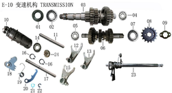 Lifan Lycan auxiliary Shift Plate Washer(Image #21)