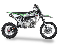 IceBear 125cc YX Engine Dirt Bike - 4-Speed Manual, Liquid-Cooled, with Hydraulic Disc Brakes