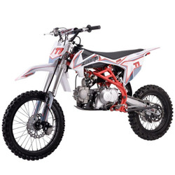 DongFang 125cc Dirt Bike RF ZOOME K3-125 with 4-Speed Manual, Electric/Kick Start, F17/R14 Wheels, Perimeter Steel Frame