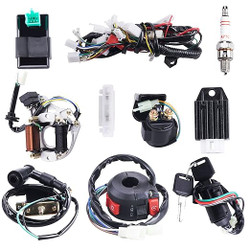 Complete Electrics Wiring Harness Kit for 50cc-125cc ATVs, Dirt Bikes, Pit Bikes, Go Karts – OTOHANS Automotive