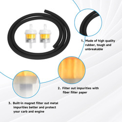 35mm (1-3/8") Air Filter Compatible with TaoTao, Coolster, 50cc-125cc Dirt Bikes, ATVs, and Go-Karts