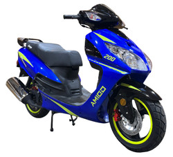 Amigo Phenom 200cc Scooter, 4 stroke, Electric and kick start - Fully Assembled And Tested
