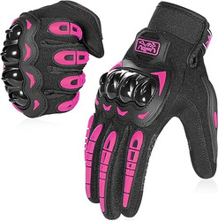 Motorcycle Gloves – Breathable, Touchscreen, Anti-Slip Grip, Hard Knuckle Protection