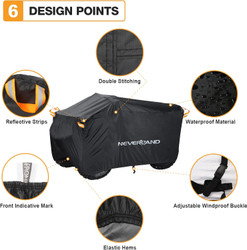 Heavy-Duty Waterproof ATV Cover – All-Season Protection for 4-Wheelers