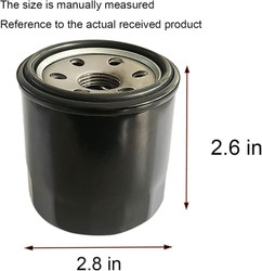 Oil Filter with Integrated Nut for Hisun 250-750 UTV/ATV – Compatible with Massimo, Bennche, Coleman, Cub Cadet & More