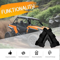 2pcs UTV Roll Bar Grab Handle Grips – Fits Hisun, Massimo, Axis, Coleman, Polaris RZR, Can-Am, Yamaha Rhino, CFMOTO (1.5"-3" Roll Cages)